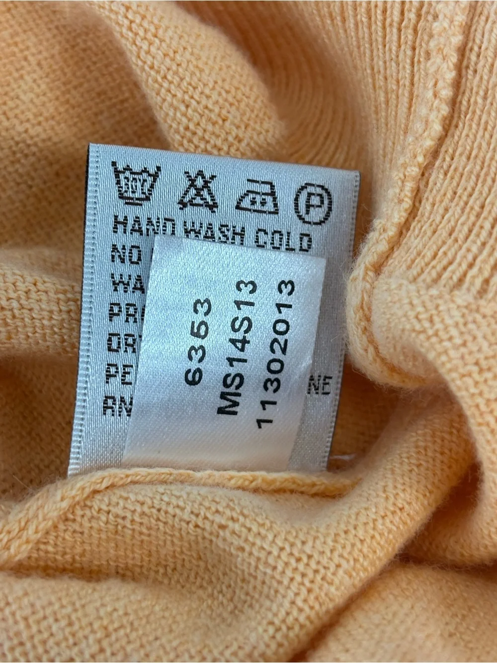 Peter Millar XL Orange 1/4 Zip Sweater Vest Cotton Cashmere Golf Ocean Course Lg